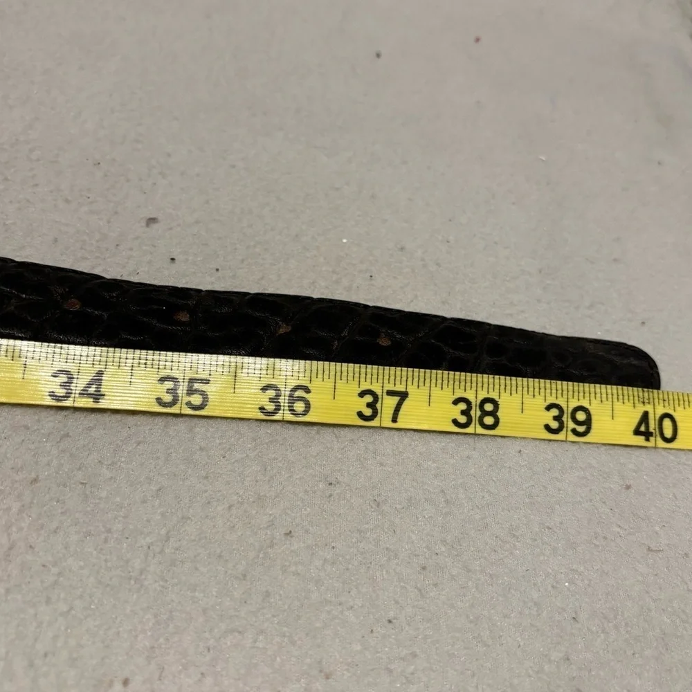 Ri-Ram Men’s Black Leather Belt Made in Mexico size 36